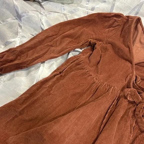 American Eagle Outfitters Rust corduroy dress - Picture 5 of 9
